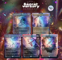 Through the Wormhole Galaxy Foil Secret Lair Set NM - Sol Ring Greaves Signet - Image 2