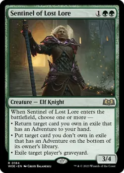 Sentinel of Lost Lore Wilds of Eldraine Regular for sale online - Image 2