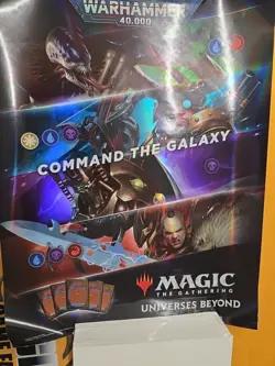 Magic the Gathering Warhammer 40K Universes Beyond Promo Foil Poster - Image 5