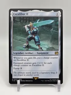Excalibur II (257) Regular Rare - Magic The Gathering - Final Fantasy (FIN) - Image 1