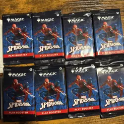 Magic The Gathering Spider-Man Play Booster Pack 8x Packs With Bulk - Image 2