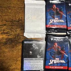 Magic The Gathering Spider-Man Play Booster Pack 8x Packs With Bulk - Image 3
