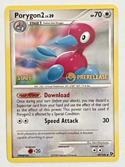 Porygon2 - (Prerelease) [Staff] 49/106 Diamond & Pearl Great Encounters Pokemon - Image 1