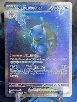 Pokemon Squirtle, Wartortle, and Blastoise Set Scarlet & Violet 151 NM - Image 2