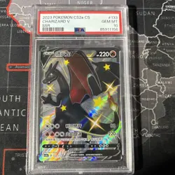 Pokemon 2023 Charizard V 133/115 Shiny Full Art SSR CS2a Chinese GEM MINT PSA 10 - Image 1