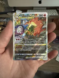Pokemon TCG Charizard Vstar Black Star Promo Holo Rare SWSH262 Near Mint - Image 1