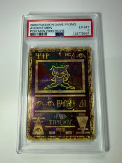 2000 Pokemon Game Promo Ancient Mew Pokemon 2000 Movie PSA 6 EX-MT ?? SWIRLS ?? - Image 1