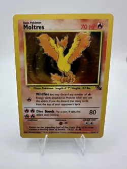 Moltres 12/62 Holo - Fossil - Vintage 1999-2000 - Pokemon TCG - Image 1