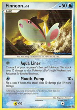 Pokemon - Finneon - 61/100 - Common - Reverse Holo - Stormfront - LP - Image 1