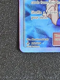 Pokemon TCG Molayne Unbroken Bonds 212/214 Holo Full Art Ultra Rare - Image 5