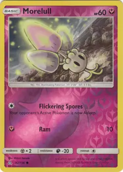 Pokemon - Morelull - 92/156 - Common - Reverse Holo - Sun and Moon Ultra Prism - - Image 1