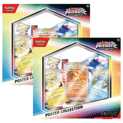 Pokemon TCG Prismatic Evolutions Poster Collection Box Factory Sealed X2 DROP #1 - Image 1