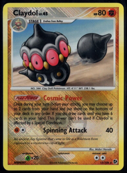 Claydol 15/106 League Promo Crosshatch Holo Great Encounters Pokemon TCG NM - Image 1