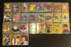 LOTTO DI 219 CARTE POKEMON STICKER MERLIN SERIES 1 - Image 1