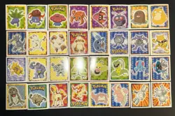 LOTTO DI 219 CARTE POKEMON STICKER MERLIN SERIES 1 - Image 3