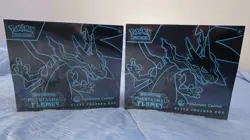 Phantasmal Flames Pokemon Center ETB Elite Trainer Box Lot of 2. IN HANDS - Image 1