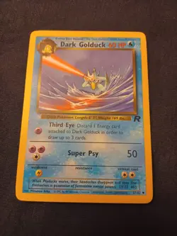 Pokemon Dark Golduck 37/82 Team Rocket Set Regular Unlimited LP-MP - Image 1