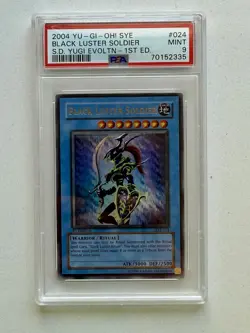 🔥 2004 Yu-Gi-Oh! Black Luster Soldier - SYE-024 - 1st Edition - PSA 9 MINT 🔥 - Image 1