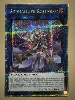 YUGIOH AROMALILITH ROSEMARY ASIA ENGLISH EDITION PHNI-AE050 25TH FOIL QCSR - Image 1