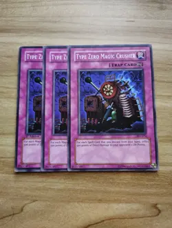 Yu-Gi-Oh! - Type Zero Magic Crusher 3X - Full Playset - Image 1