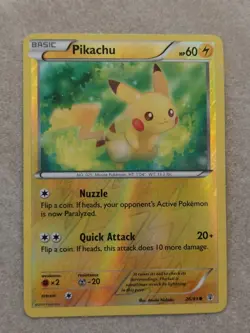 Rare 2016 Pokemon TCG Generations Pikachu Holo Card 26/83 Collectible - Image 1