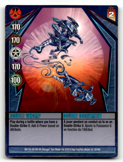 Bakugan Card - Double Whomp (Phosphos) - Ability - Gundalian Invaders - Image 1