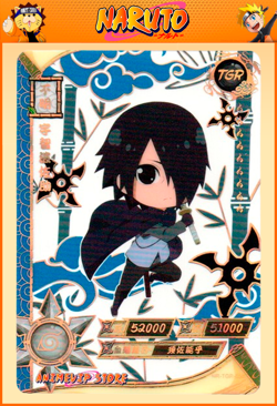 Sasuke Uchiha | NR-TGR-024 | Card/Carte Naruto Kayou Collection - Image 1