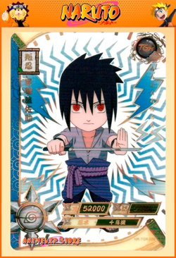 Sasuke Uchiha | NR-TGR-020 | Card/Carte Naruto Kayou Collection - Image 1