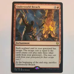 MTG Magic The Gathering Underworld Breach THB Rare Red Enchantment Commander - Image 1