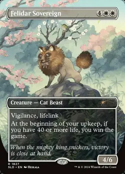 1x Felidar Sovereign (1827) - Foil Light Play MTG Magic - Kid Icarus - - Image 1