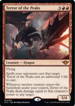 Terror of the Peaks Outlaws of Thunder Junction Magic MTG NM - Image 1