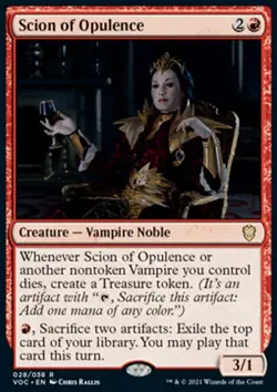 MTG Scion of Opulence (28/199) Innistrad Crimson Vow Commander LP - Image 1