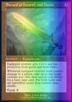 MTG Sword of Hearth and Home (433e/765) Modern Horizons 2 LP FOIL- ETCHED - Image 1