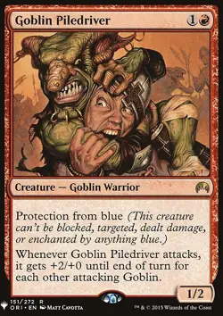 MTG Magic the Gathering Goblin Piledriver (959/1703) Mystery Booster LP - Image 1