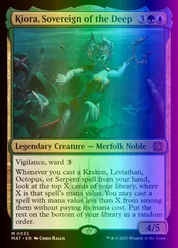 Kiora, Sovereign of the Deep (35/230) March of the Machine The Aftermath LP FOIL - Image 1