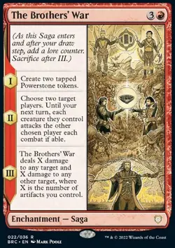 MTG The Brothers' War (22/240) The Brothers' War Commander LP - Image 1