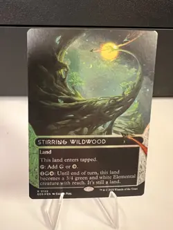 Stirring Wildwood (0129) (Borderless) (Galaxy Foil) Edge of Eternities: Stellar - Image 1