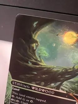Stirring Wildwood (0129) (Borderless) (Galaxy Foil) Edge of Eternities: Stellar - Image 3