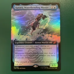 Katara, Waterbending Master M 0180 Extended Art Avatar Last Airbender Eternal NM - Image 1