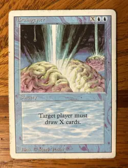 magic the gathering: Braingeyser #MTGBraingeyser #AlphaSetMTG #MagicTheGathering - Image 1