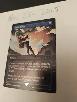 MTG Swan Song 1591 Rainbow Foil Borderless Secret Lair Drop Series Hatsune Miku - Image 3