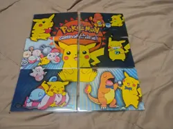 Topps Pokemon 2000 TV animation Puzzle Editions (Full Set 1-6) 4 Foil 2 Regular - Image 1