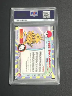 2000 Pokemon Topps Spectra Chrome Electabuzz #125 PSA 10 Series 2 Gem Mint - Image 2
