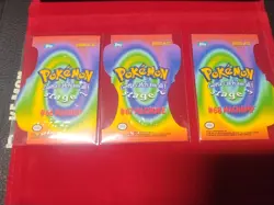 2000 Topps Pokemon Series 3 Die-Cut Machop Machoke Machamp EV66-68 Evolution Lot - Image 2