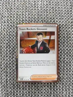 Pokemon Team Rockets Giovanni 174/182 Ewige Rivalen Cosmo Holo DE NM-Mint ! - Image 1