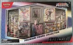Pokemon TCG Prismatic Evolutions Premium Figure Collection Box Sealed New - Image 1