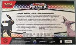Pokemon TCG Prismatic Evolutions Premium Figure Collection Box Sealed New - Image 3