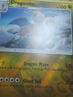 HP Dragonite - 96/149 - Holo Rare - Reverse Holo Pokemon SM Base - Image 2