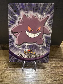 Topps 2000 Gengar #94 Pokemon TV Animation Edition Blue Logo Non-Holo LP - Image 1