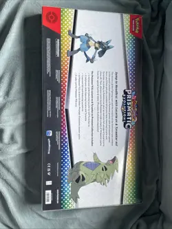 Pokemon TCG Prismatic Evolutions Lucario Ex + Tyranitar Ex Premium Collection - Image 2